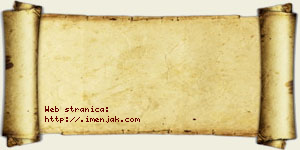 Maša Crnjanski vizit kartica